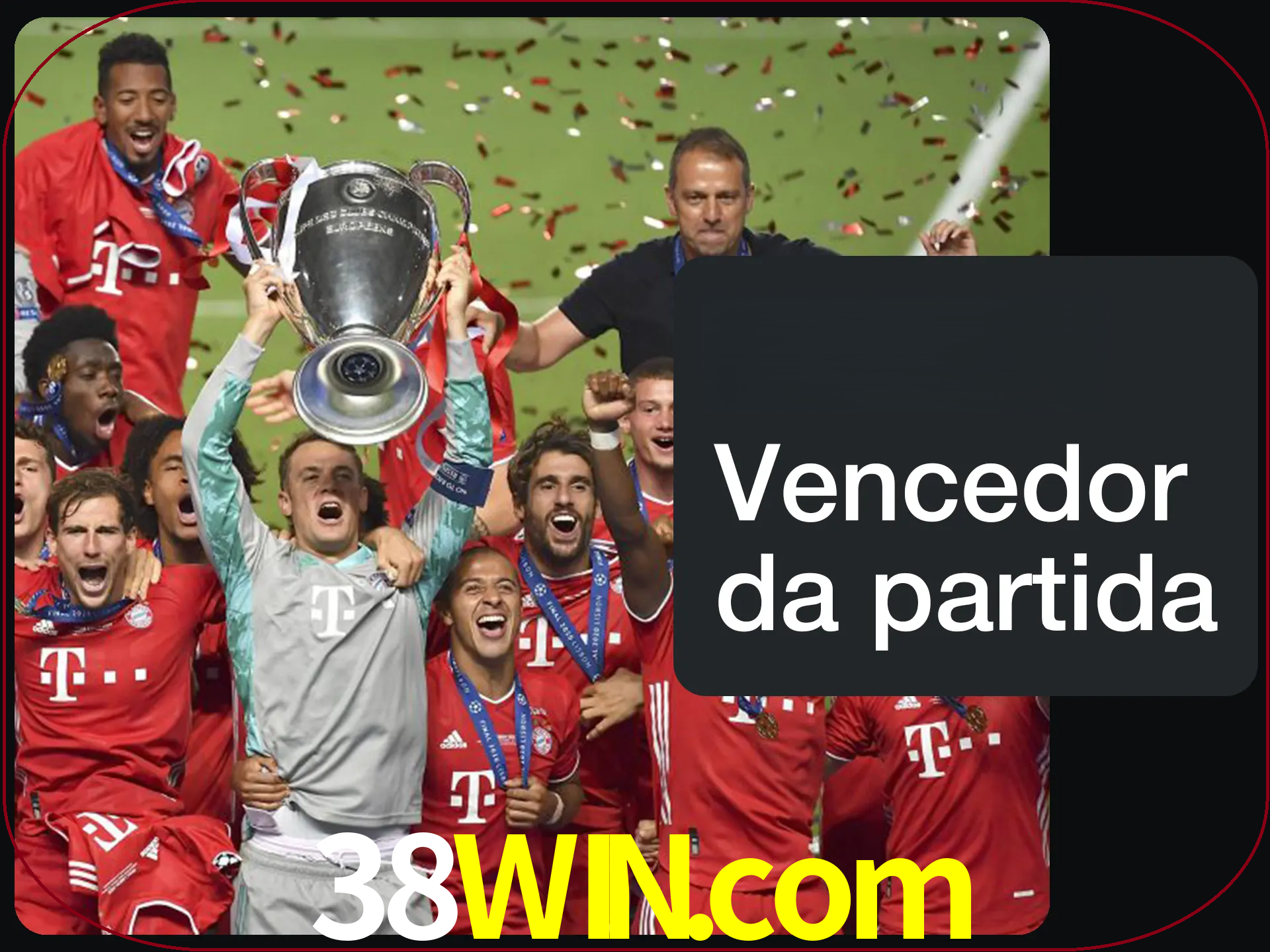 Aposte no vencedor e ganhe uma grande quantia de dinheiro.