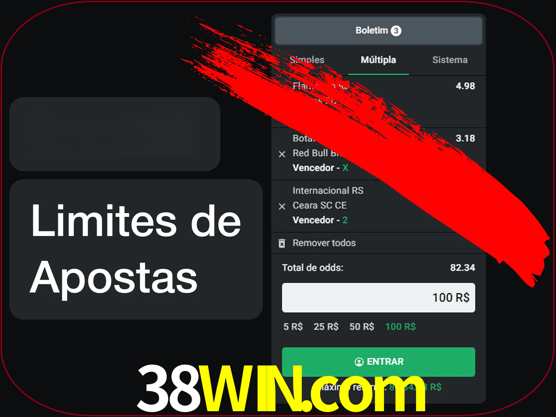 Não faça apostas loucas.